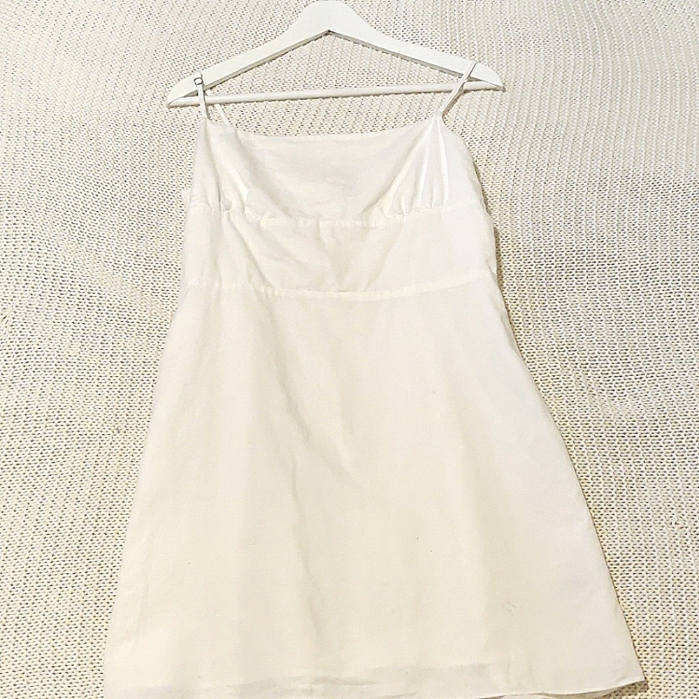 Sunday Best White Linen Dress Perfect Conditon